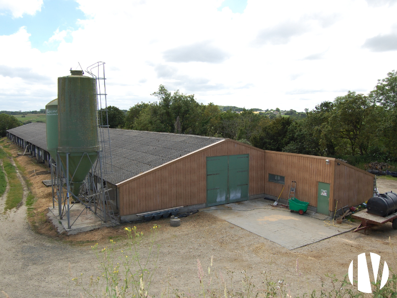 Finistère, beautiful 2500 m² poultry farm